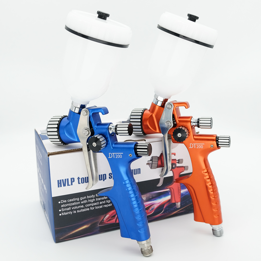 Airbrush Kit With Mini Compressor - Nouveau 0.5mm/0.8mm/1.0mm/1.2mm buse professionnelle HVLP Mini