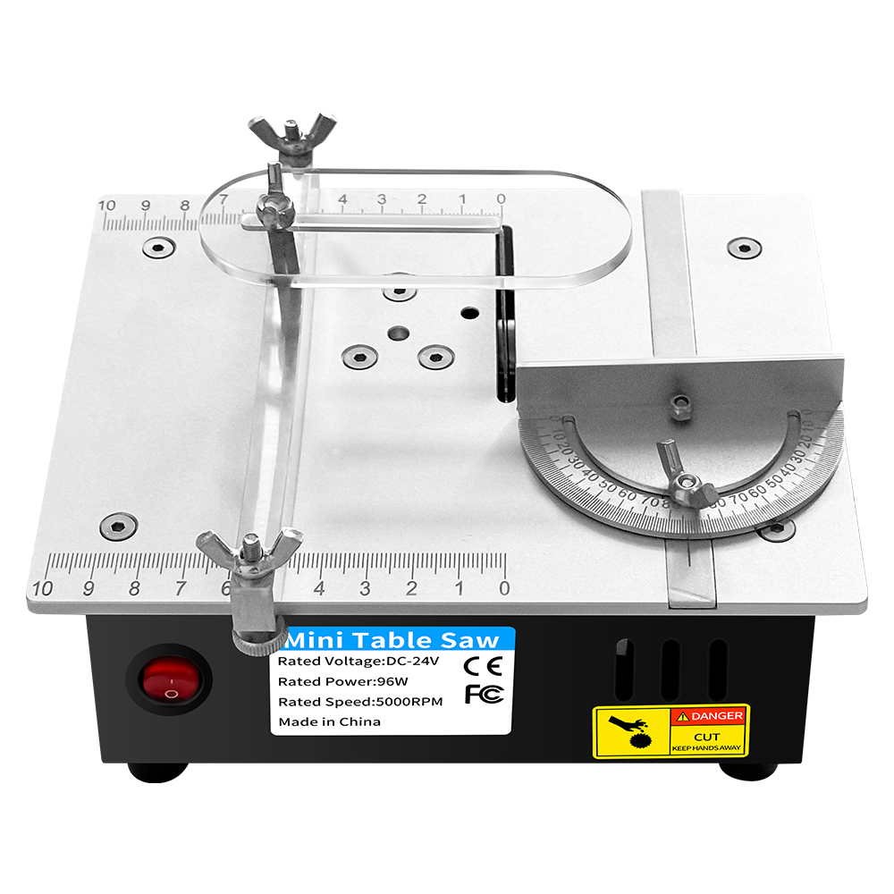 Mini Table Saw For Woodworking - DC24V Ménage Miniature Table Scie Électrique