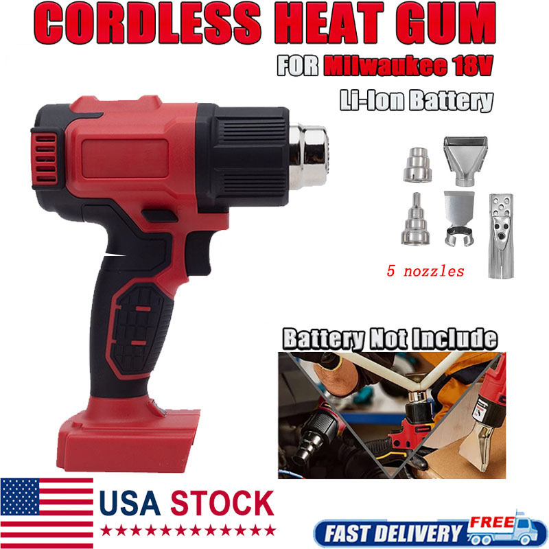 Cordless Heat Gun For Shrink Tubing - Pistolet thermique sans fil compatible avec