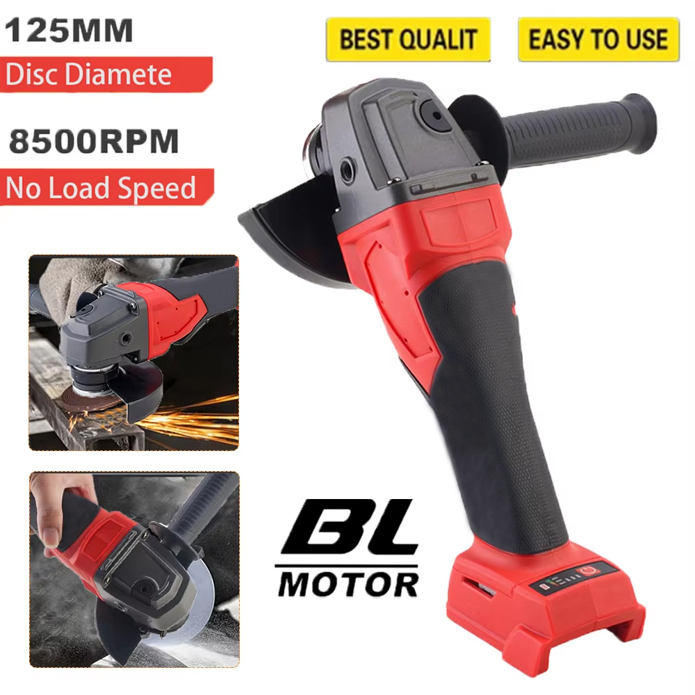 Brushless Angle Grinder Battery Powered - Meuleuse d'angle électrique 125 mm, 3