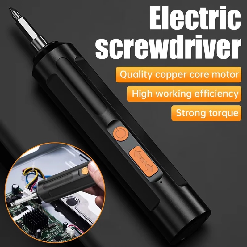 Electric Screwdriver Rechargeable Usb - Tournevis électrique sans fil rechargeable, puissant,