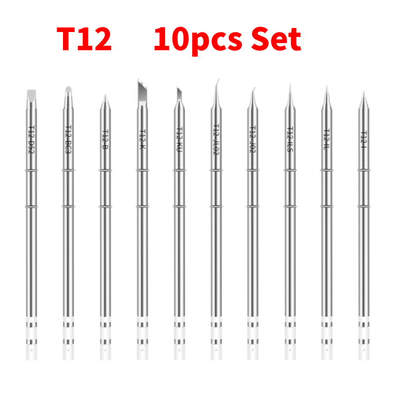 Digital Soldering Station T12 - Lot de 10 pointes de fer