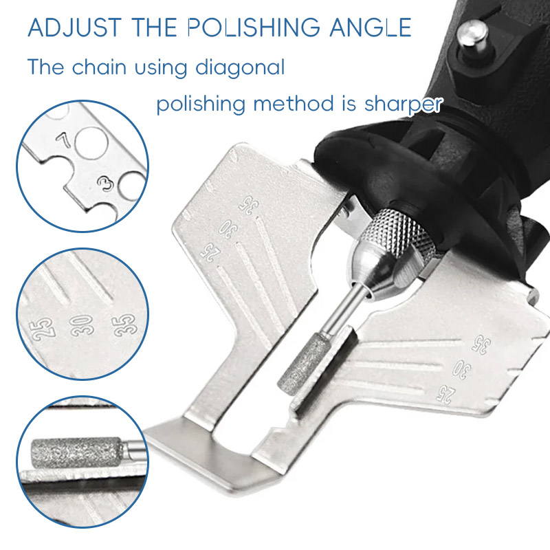 Reciprocating Saw Attachment Drill - Kit d'affûtage de tronçonneuse, ensemble d'accessoires