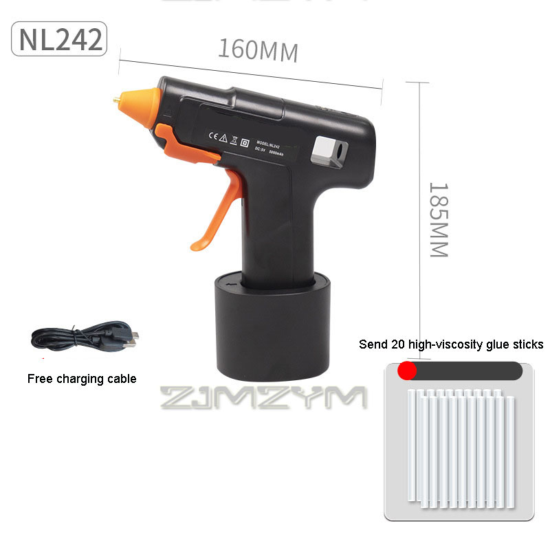 Hot Melt Glue Gun Cordless - Pistolet à colle thermofusible à liaison