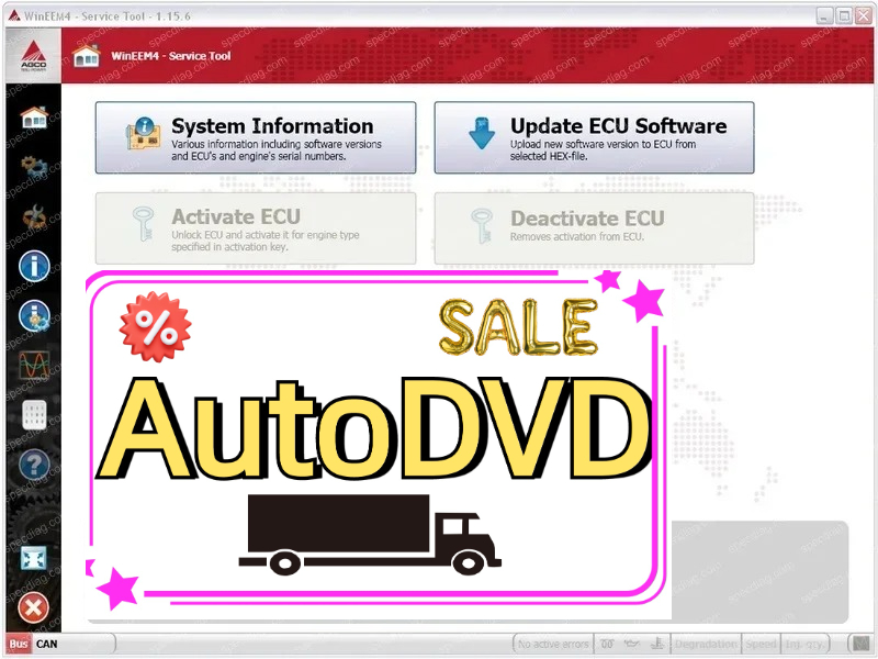 Power Tools - Outil de service AutoDVD AGCO SISU