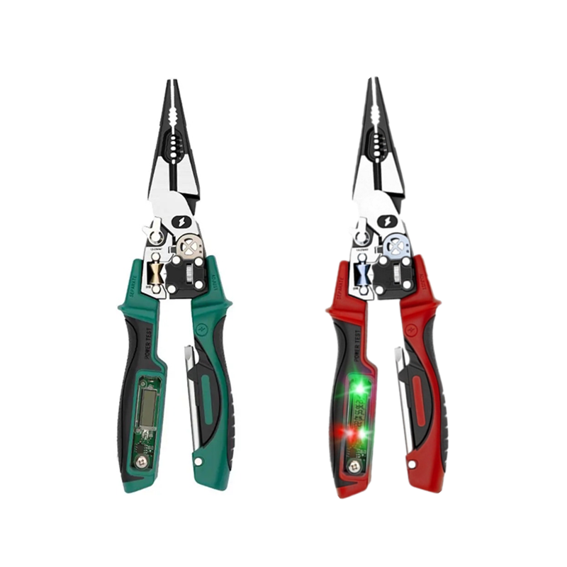 Automatic Wire Stripper Cutter - Pince d'électricien avec testeur de tension