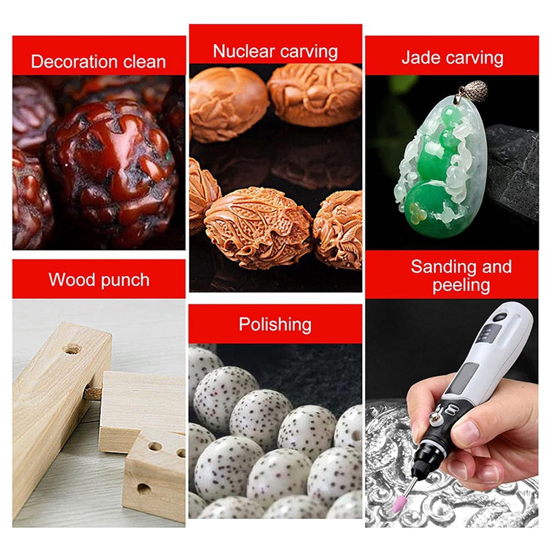 Cordless Rotary Tool Kit Accessories - SHGO Mini pour kit d'outils rotatifs,