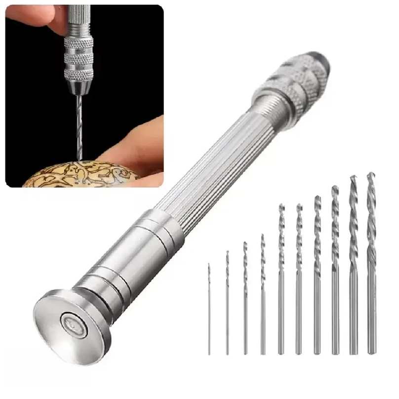 Hand Tools - Mini perceuse manuelle 0,8-3,0 mm pour