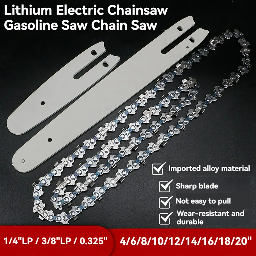 Mini Electric Chainsaw 6 Inch - Tronçonneuse électrique à essence 4/6/8/10/12/14/16/18/20 pouces,