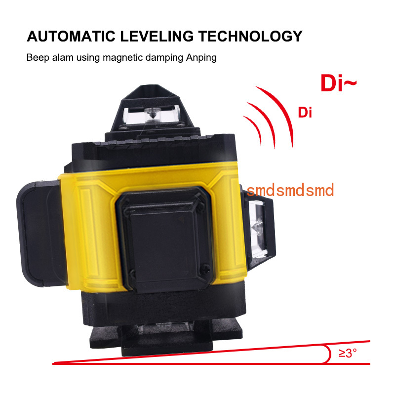 Niveau laser 4D 16 lignes, lig - Laser Level 16 Lines 4D Green avis et prix