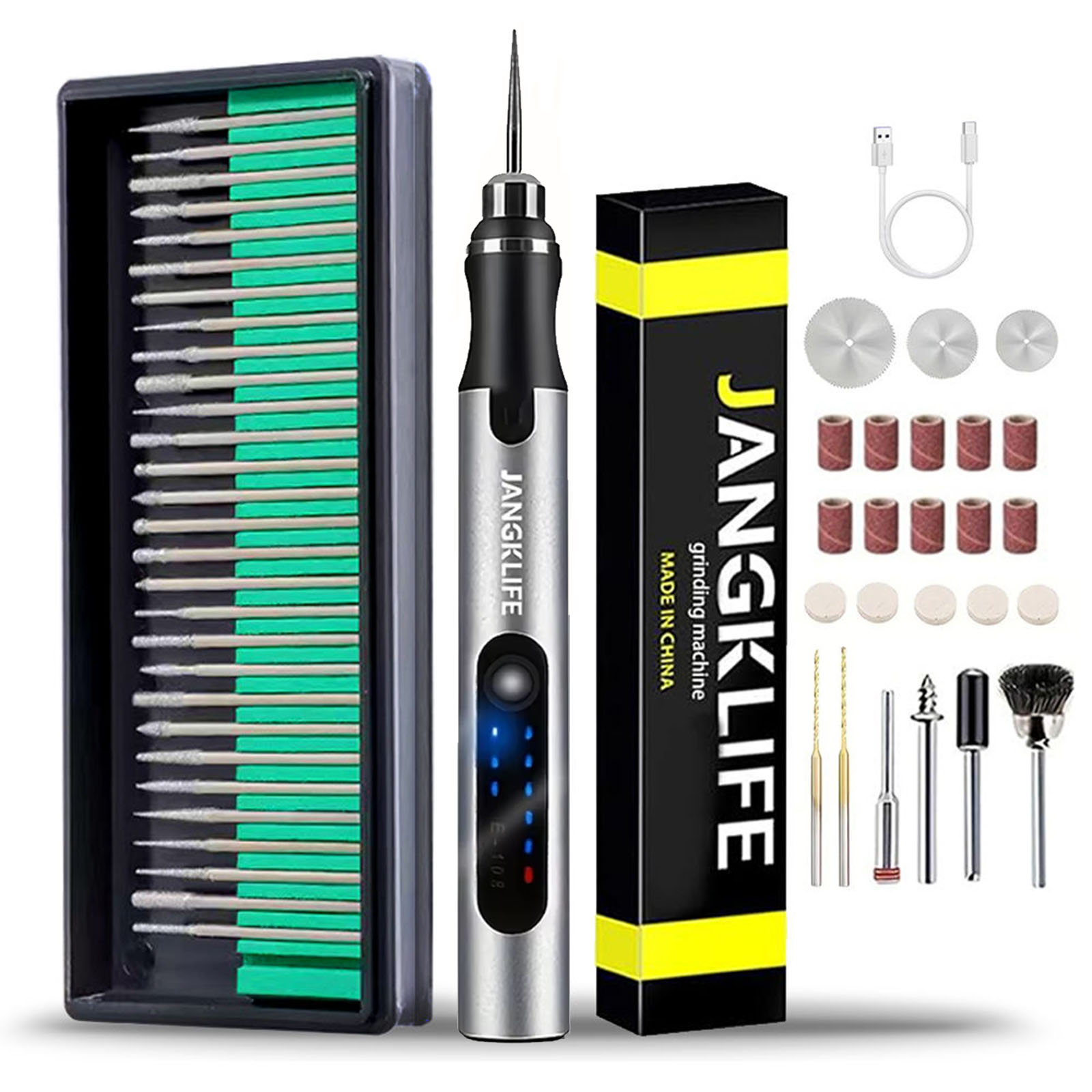USB Sans Fil Outil Rotatif Kit - Cordless Rotary Tool Kit Accessories avis et prix