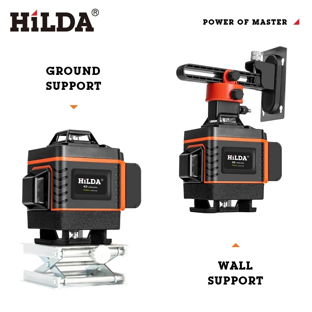 HILDA 16/12 lignes niveau Lase - Laser Level 16 Lines 4D Green avis et prix