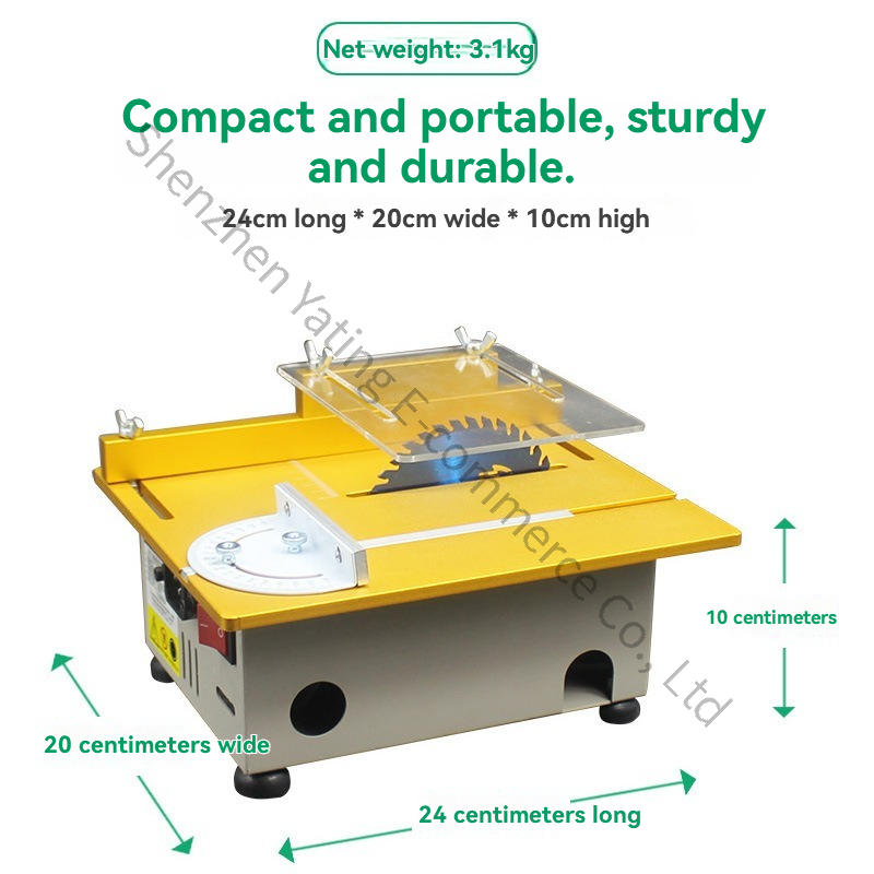 Scie à table électrique, mini- - Mini Table Saw For Woodworking avis et prix