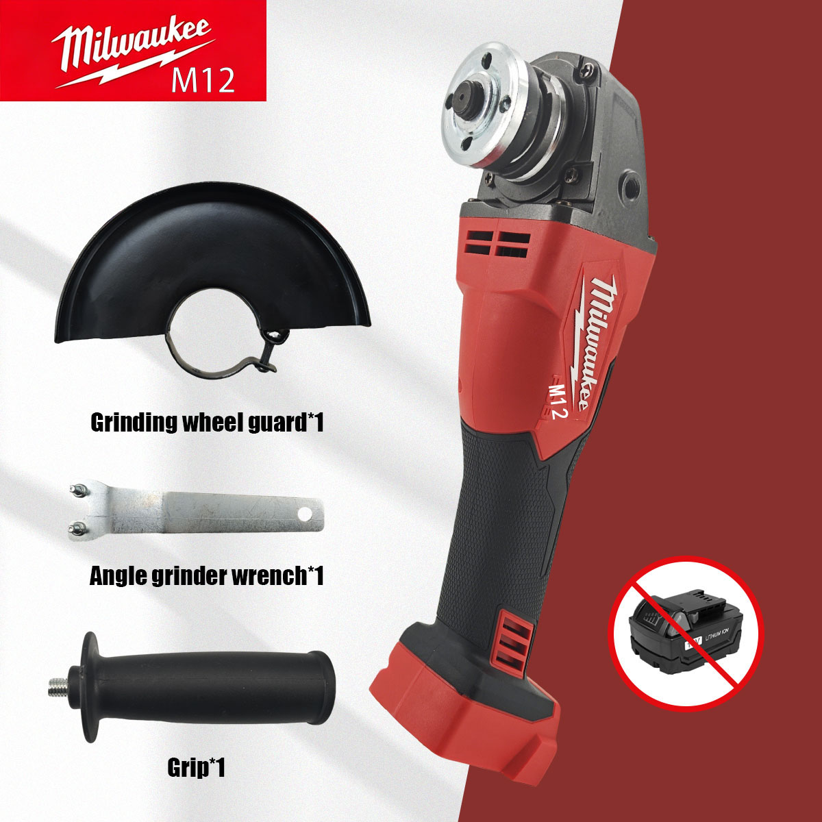 Meuleuse d'angle sans fil Milw - Brushless Angle Grinder Battery Powered avis et prix