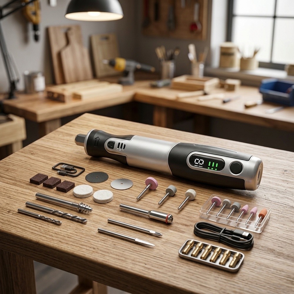 Kit d'outils rotatifs électriq - Cordless Rotary Tool Kit Accessories avis et prix