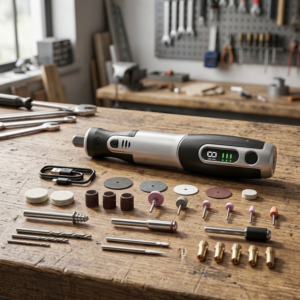Kit d'outils rotatifs électriq - Cordless Rotary Tool Kit Accessories avis et prix