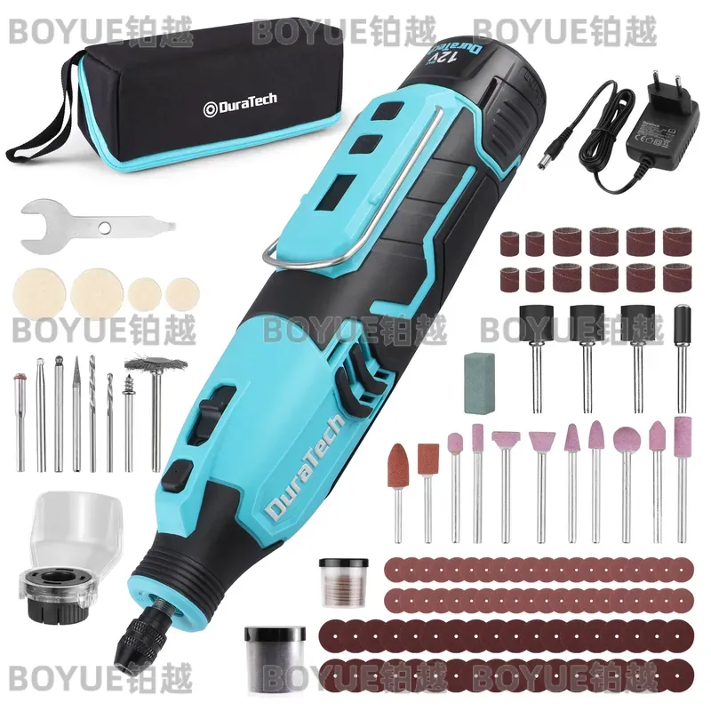 Outil rotatif sans fil 12V, 50 - Cordless Rotary Tool Kit Accessories avis et prix