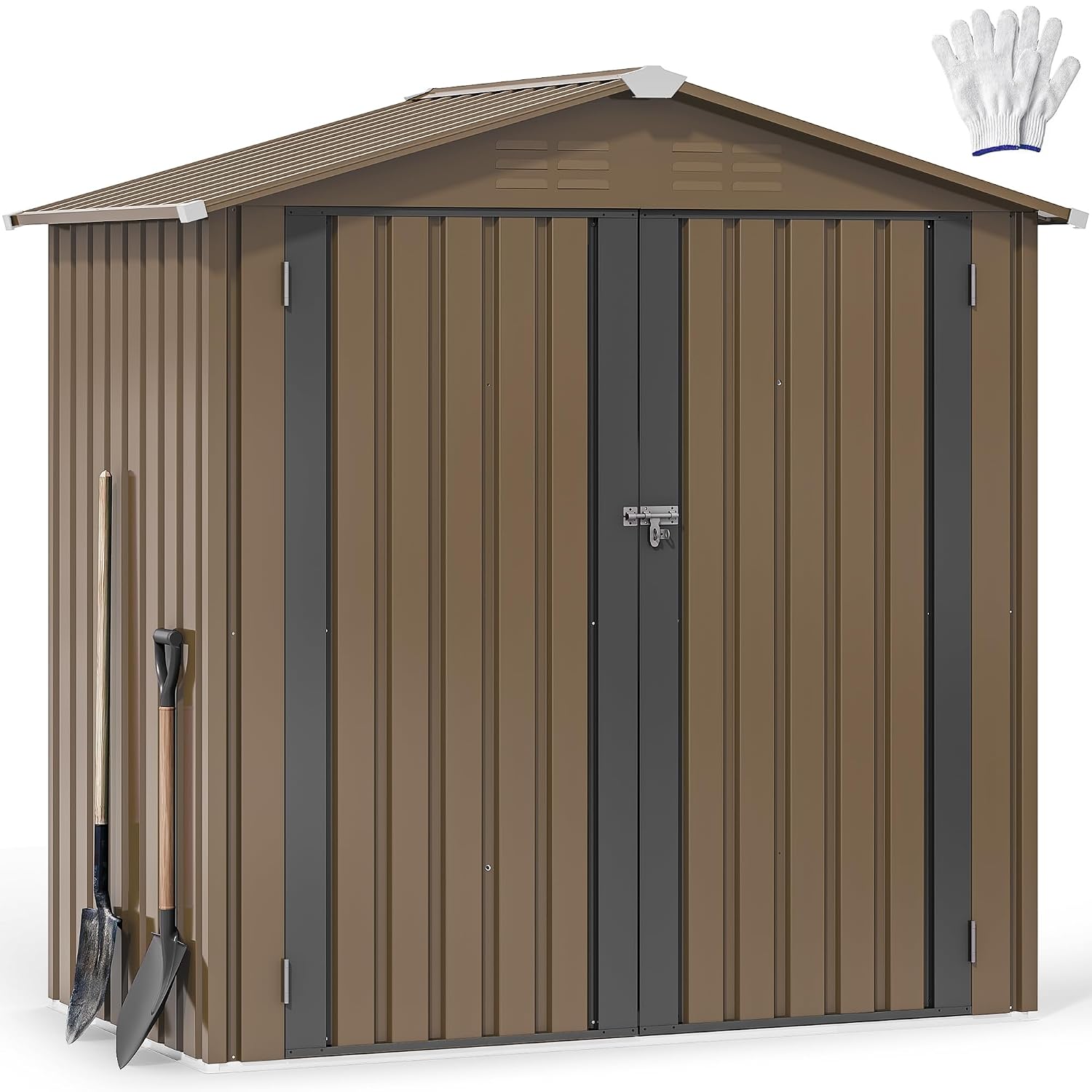 Abri de jardin métallique 6x4  - Garden Tools avis et prix