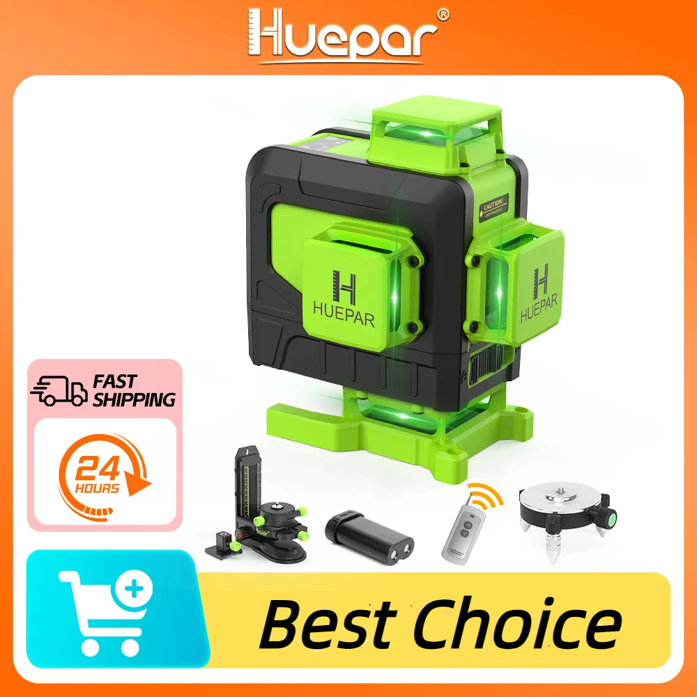 Huepar-Niveau Laser 4D Vertica - Laser Level 16 Lines 4D Green avis et prix
