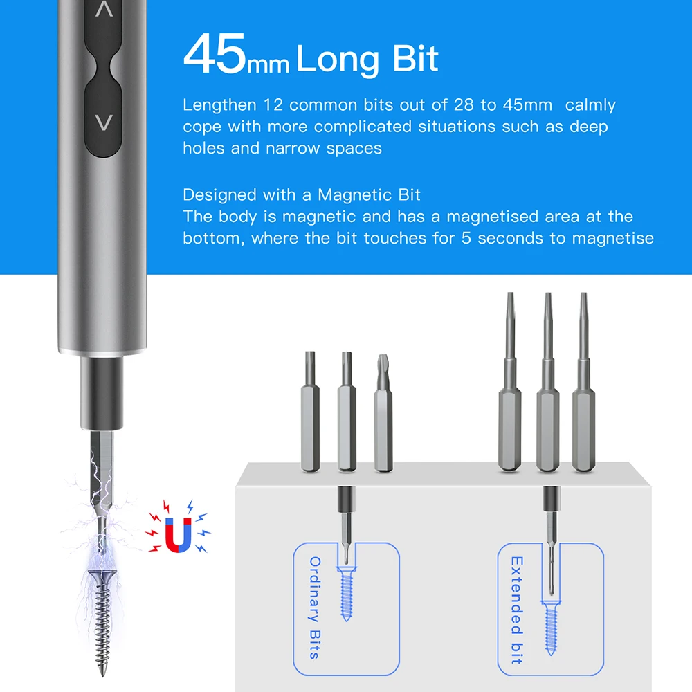 Jeu de tournevis électriques d - Electric Screwdriver Rechargeable Usb avis et prix