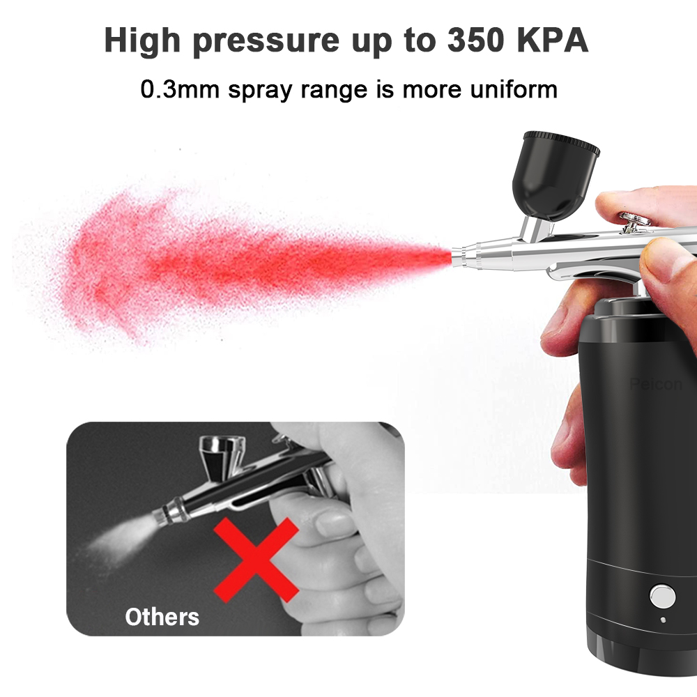 Kit d'aérographe sans fil avec - Airbrush Kit With Mini Compressor avis et prix