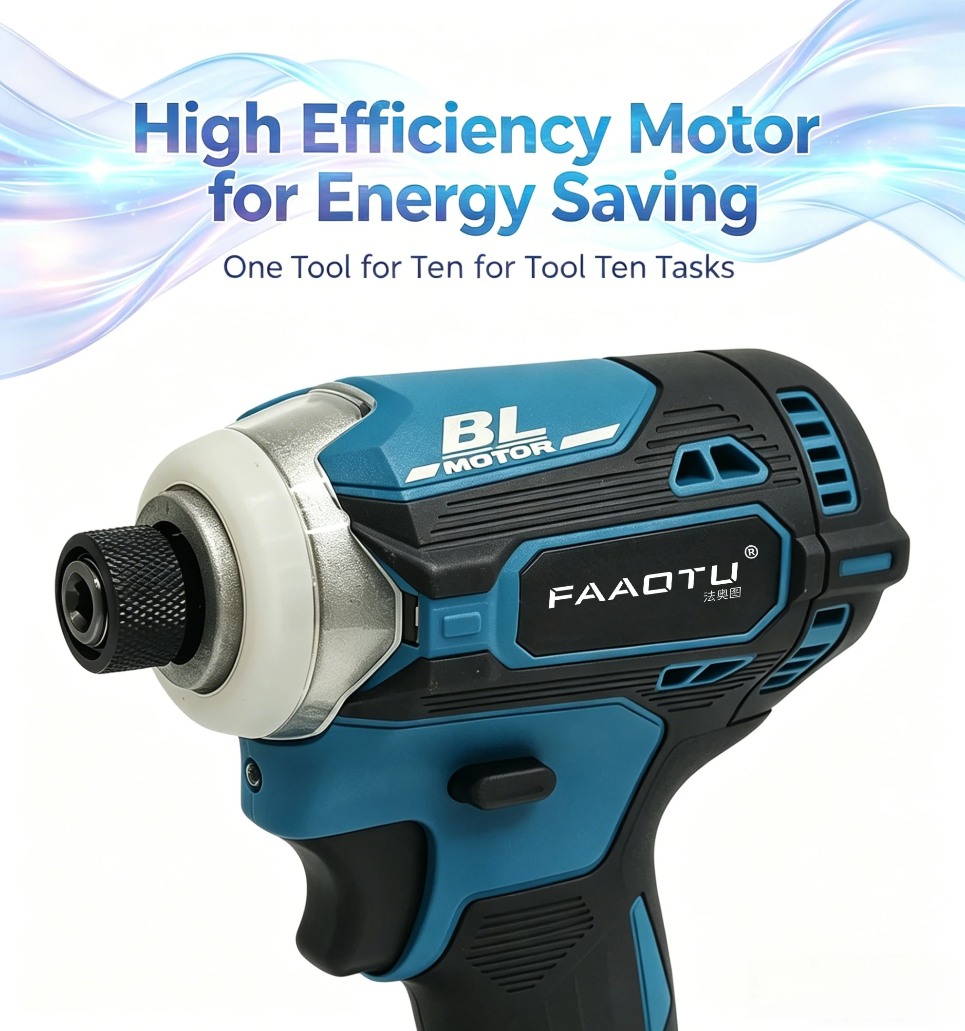 Perceuse à percussion sans fil - Brushless Cordless Electric Drill 18V avis et prix