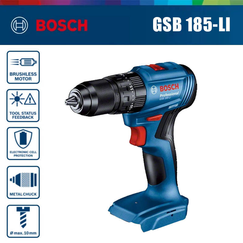 Perceuse à percussion sans fil - Brushless Cordless Electric Drill 18V avis et prix