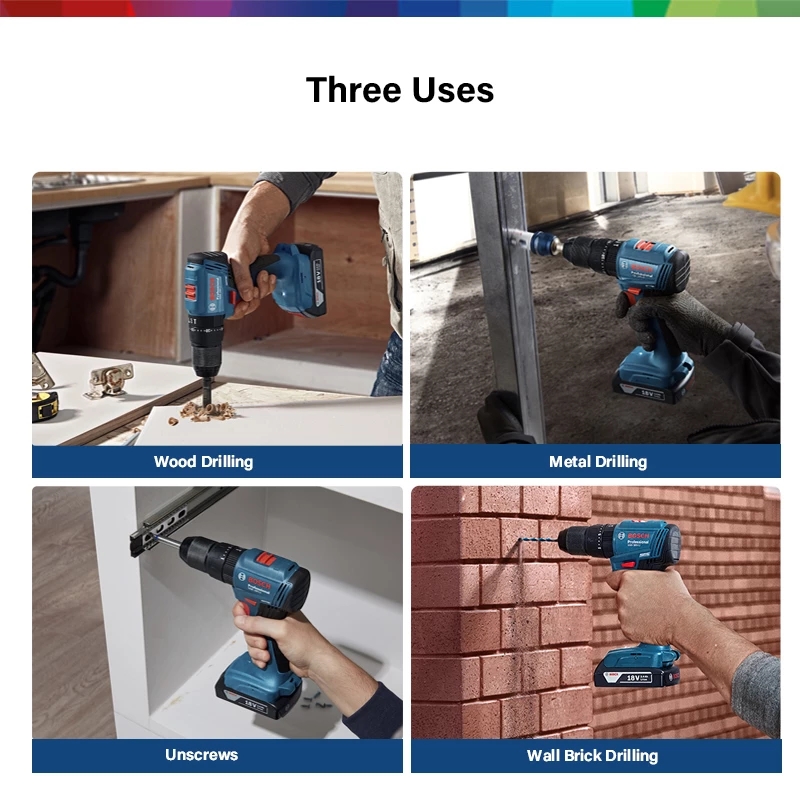 Perceuse à percussion sans fil - Brushless Cordless Electric Drill 18V avis et prix