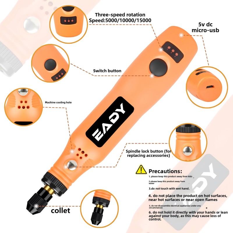 Kit d'outils rotatifs sans fil - Cordless Rotary Tool Kit Accessories avis et prix