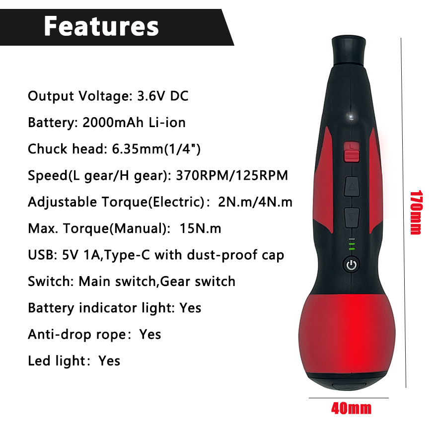 Mini tournevis électrique régl - Electric Screwdriver Rechargeable Usb avis et prix