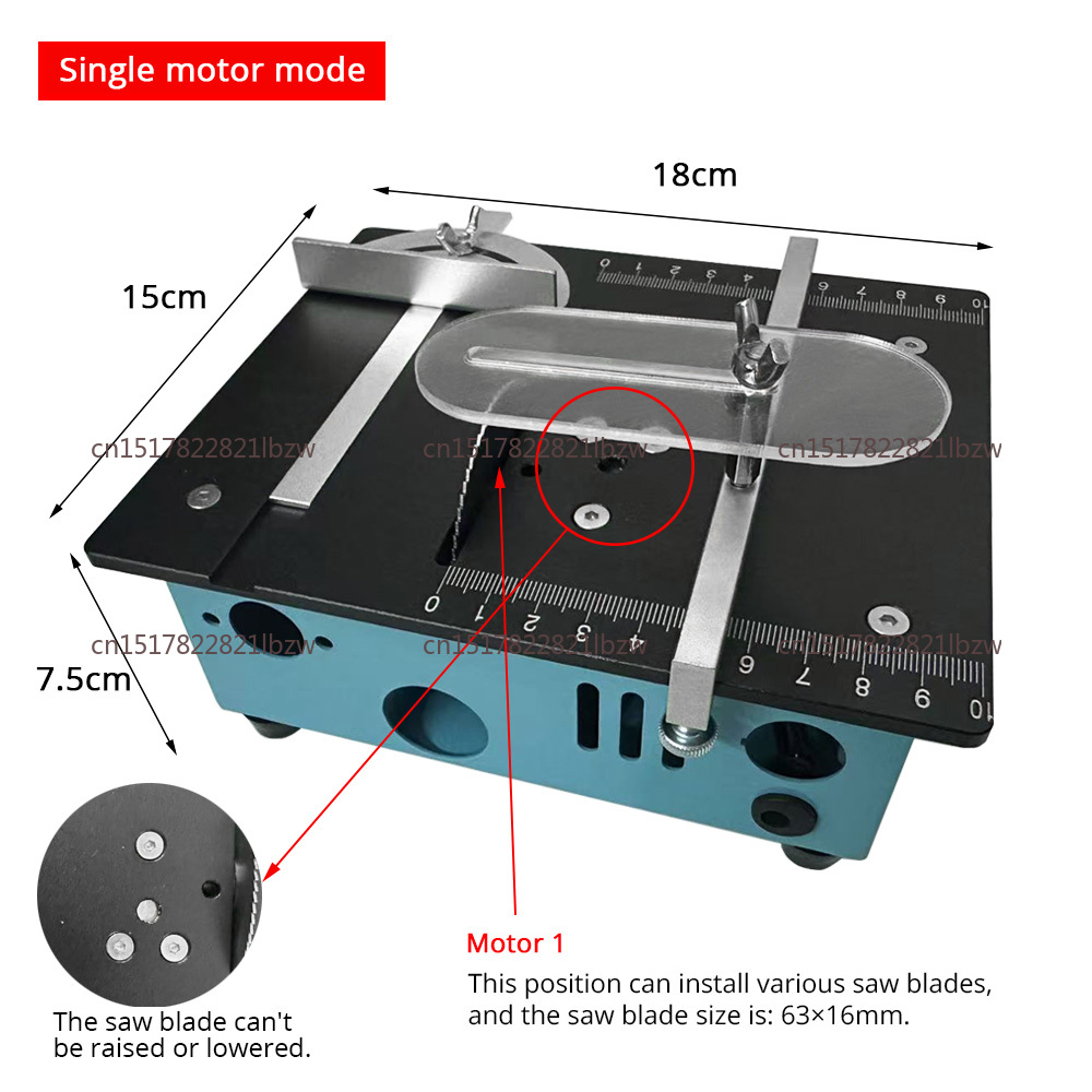 Scie à table miniature multifo - Mini Table Saw For Woodworking avis et prix