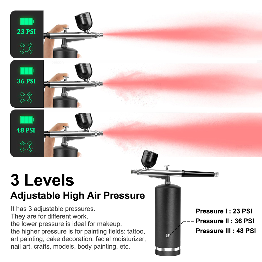 Aérographe avec compresseur, p - Airbrush Kit With Mini Compressor avis et prix