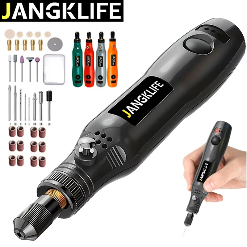 JANGKLIFE USB Kit d'outils rot - Cordless Rotary Tool Kit Accessories avis et prix