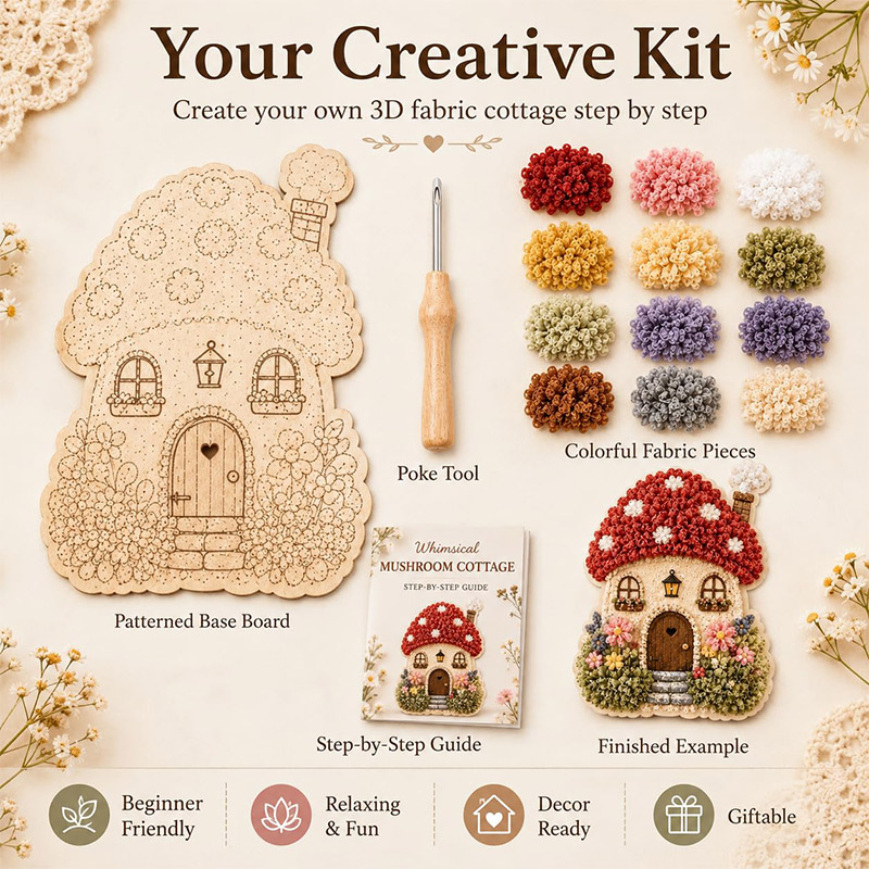 Kit DIY Poke Art Maison Champi - Hand Tools avis et prix