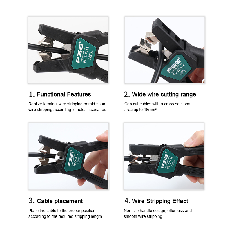 Dénudeur de câbles FSE-D7026 - - Automatic Wire Stripper Cutter avis et prix