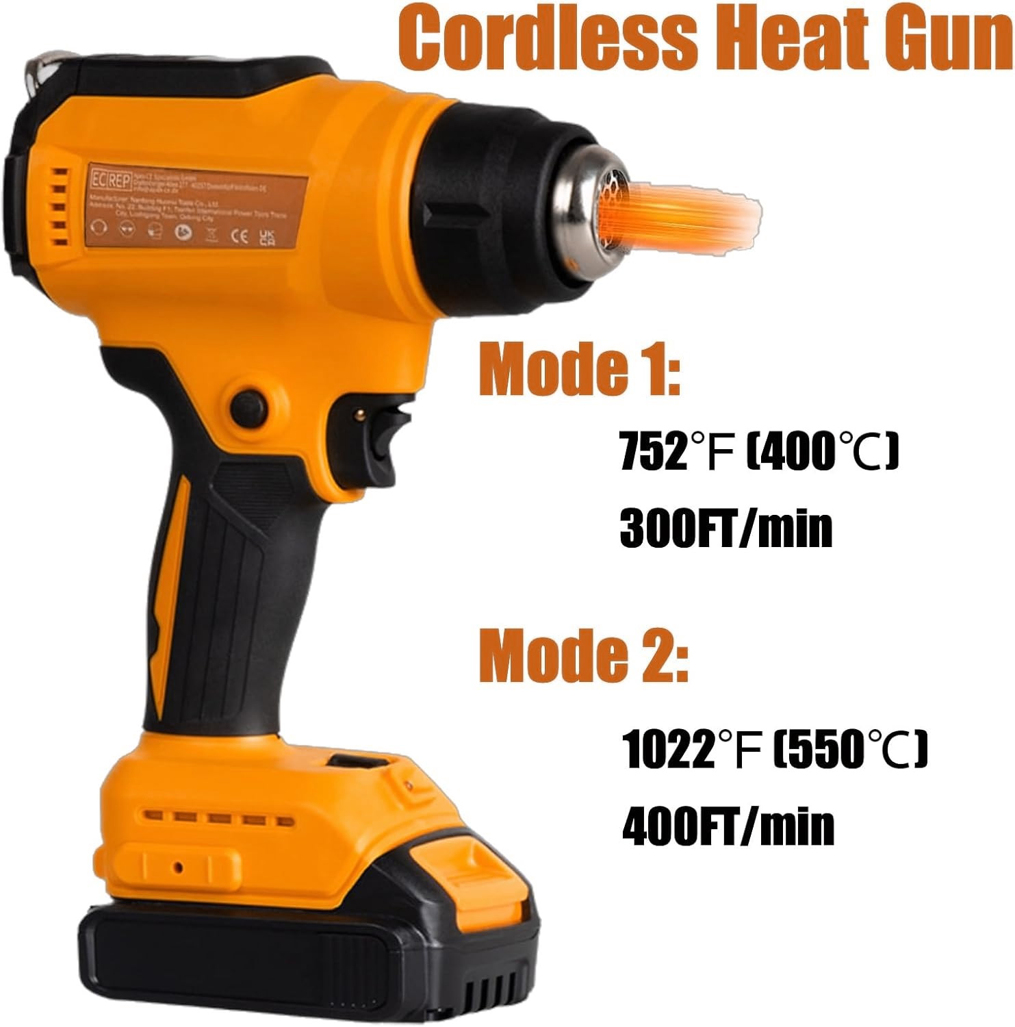 Pistolet thermique sans fil po - Cordless Heat Gun For Shrink Tubing avis et prix