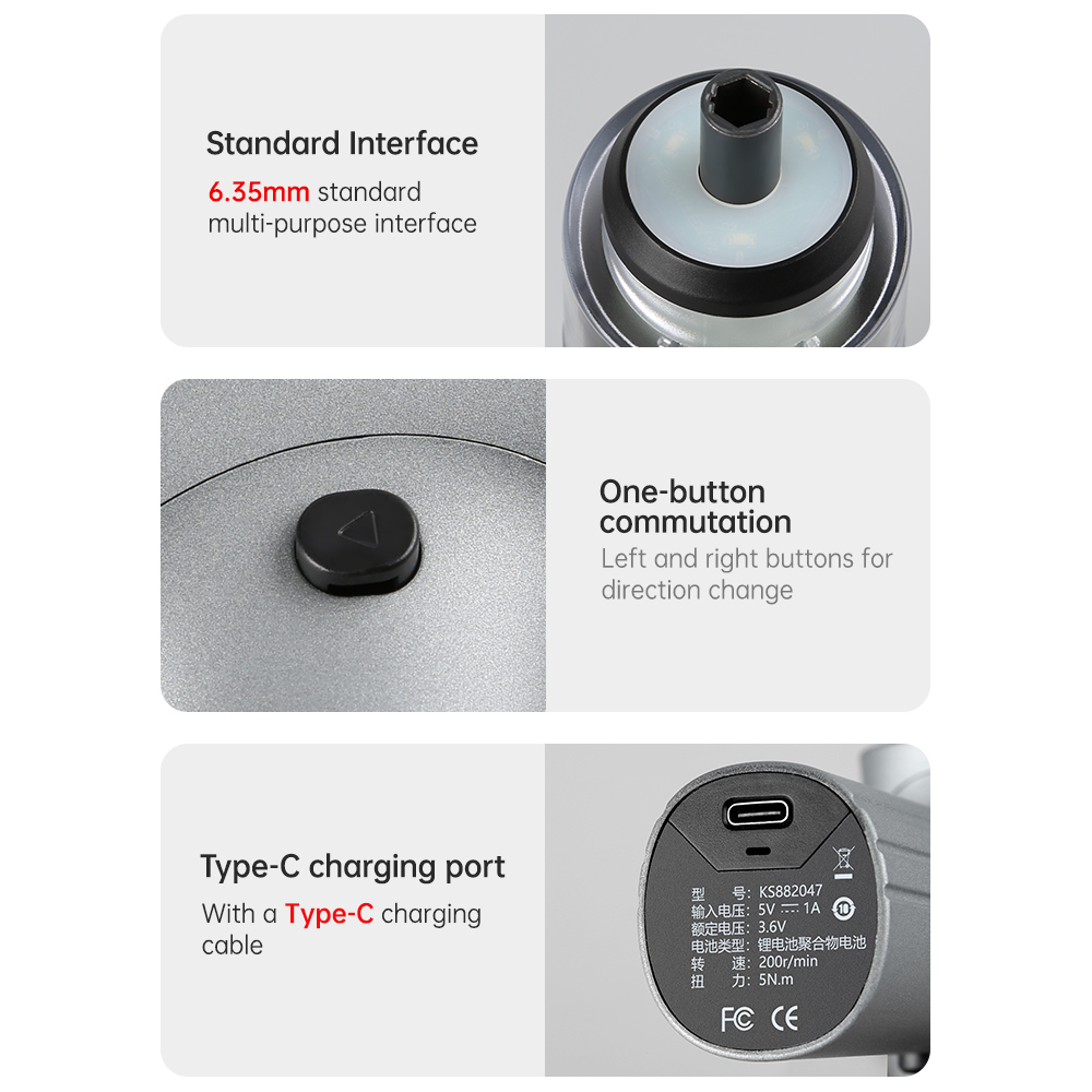 Jeu de précision de tournevis  - Electric Screwdriver Rechargeable Usb avis et prix