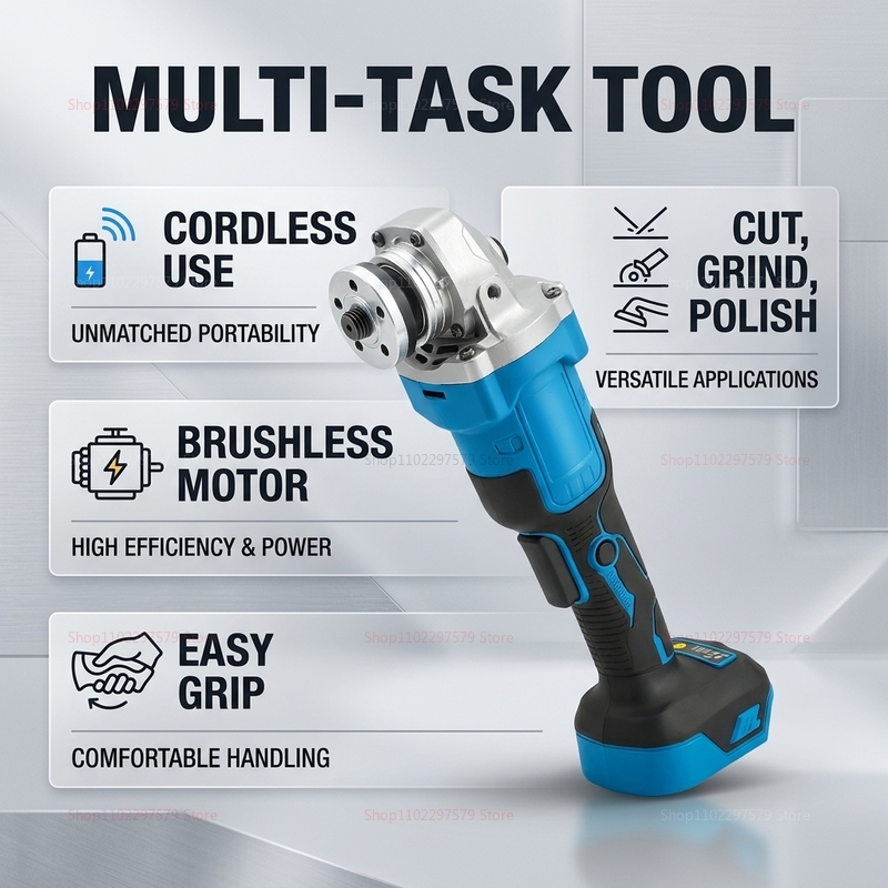 Meuleuse d'angle sans fil et s - Brushless Angle Grinder Battery Powered avis et prix