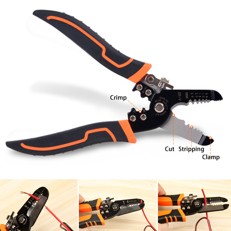 Pince à dénuder et à sertir mu - Automatic Wire Stripper Cutter avis et prix