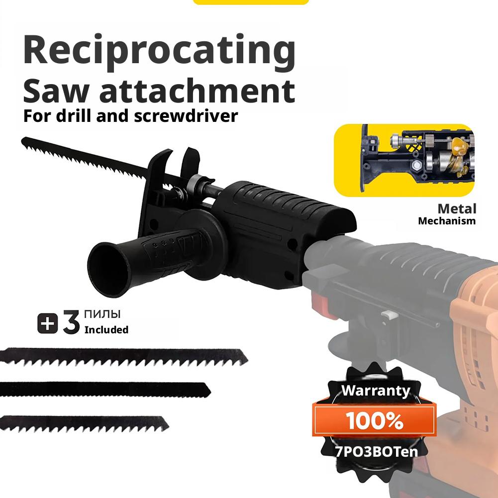 Adaptateur de scie alternative - Reciprocating Saw Attachment Drill avis et prix