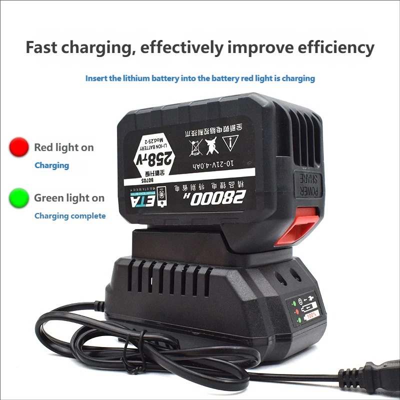Chargeur de batterie de rempla - Brushless Cordless Electric Drill 18V avis et prix