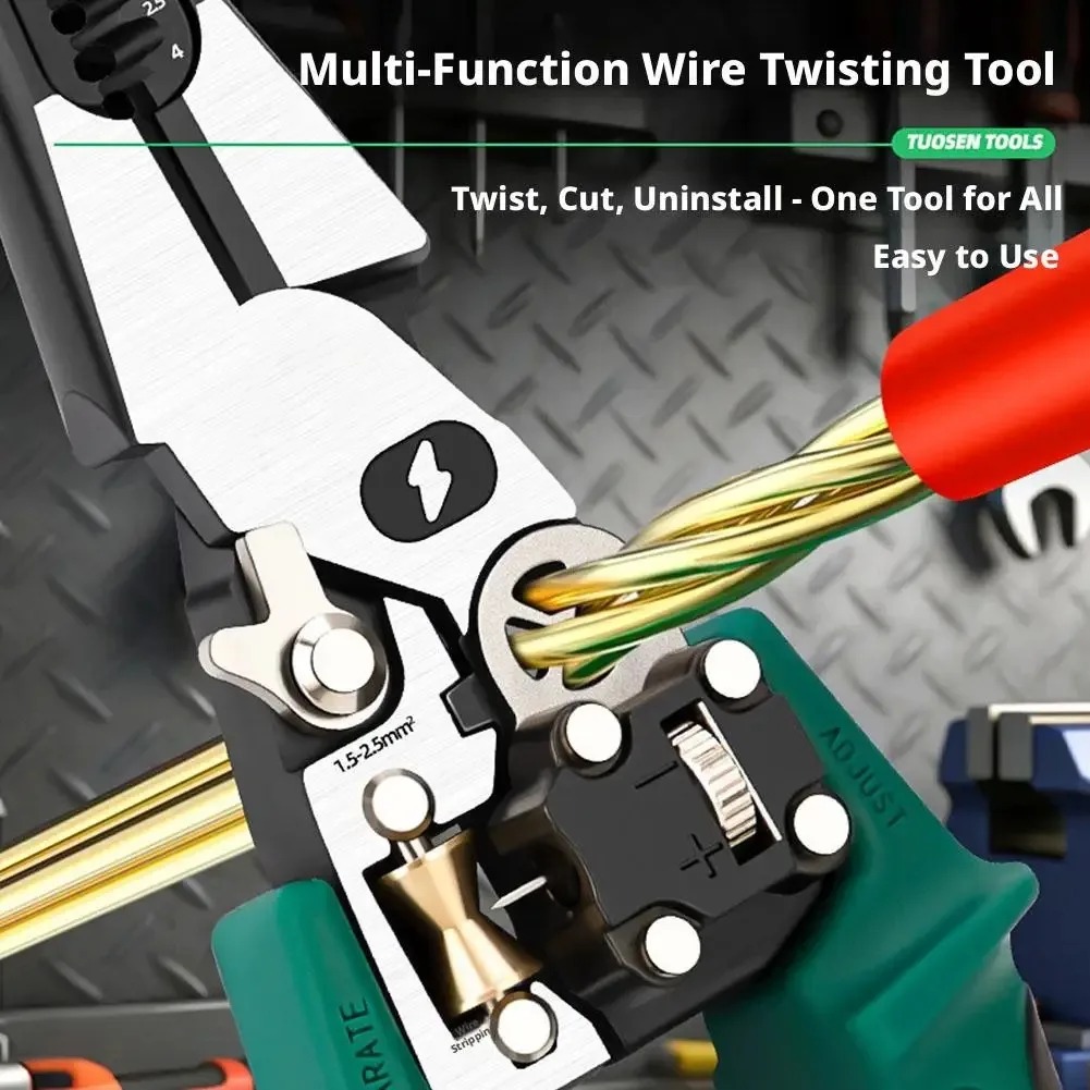 Pince d'électricien avec teste - Automatic Wire Stripper Cutter avis et prix