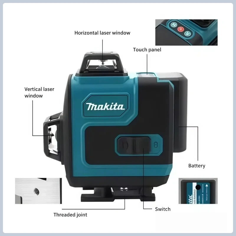 Batterie Makita 4.0Ah Max 40V, - Laser Level 16 Lines 4D Green avis et prix