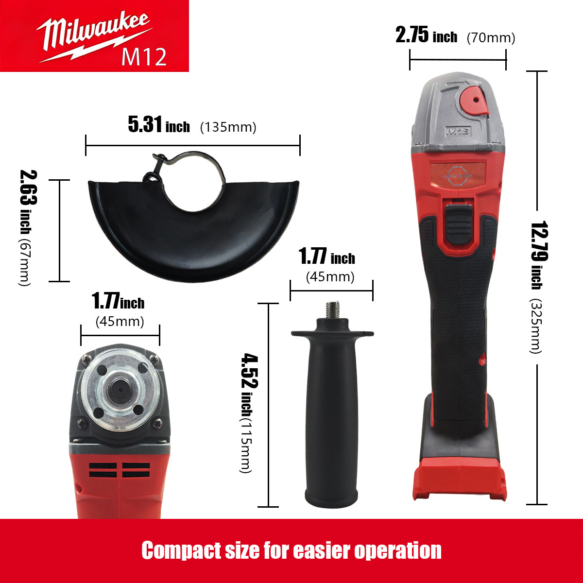 Meuleuse d'angle sans fil Milw - Brushless Angle Grinder Battery Powered avis et prix