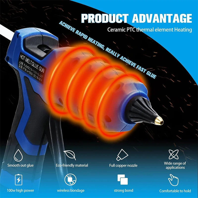 Pistolet à colle thermofusible - Hot Melt Glue Gun Cordless avis et prix