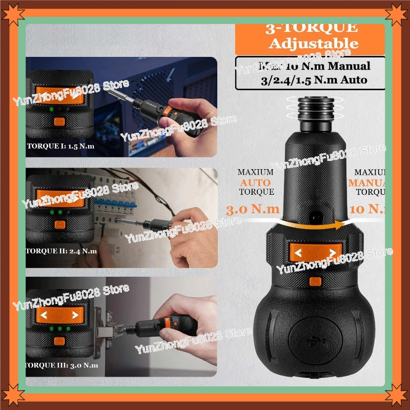 Tournevis électrique 4V, 400 t - Electric Screwdriver Rechargeable Usb avis et prix