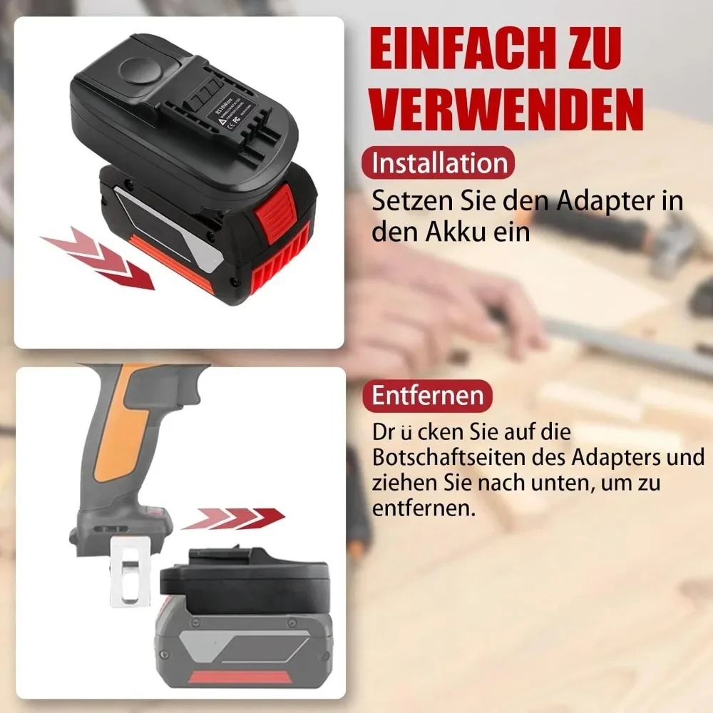 Adaptateur de batterie BOS18Wo - Brushless Cordless Electric Drill 18V avis et prix