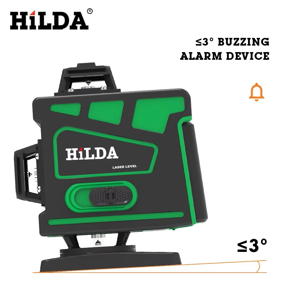 Niveau laser HILDA 16/12 ligne - Laser Level 16 Lines 4D Green avis et prix