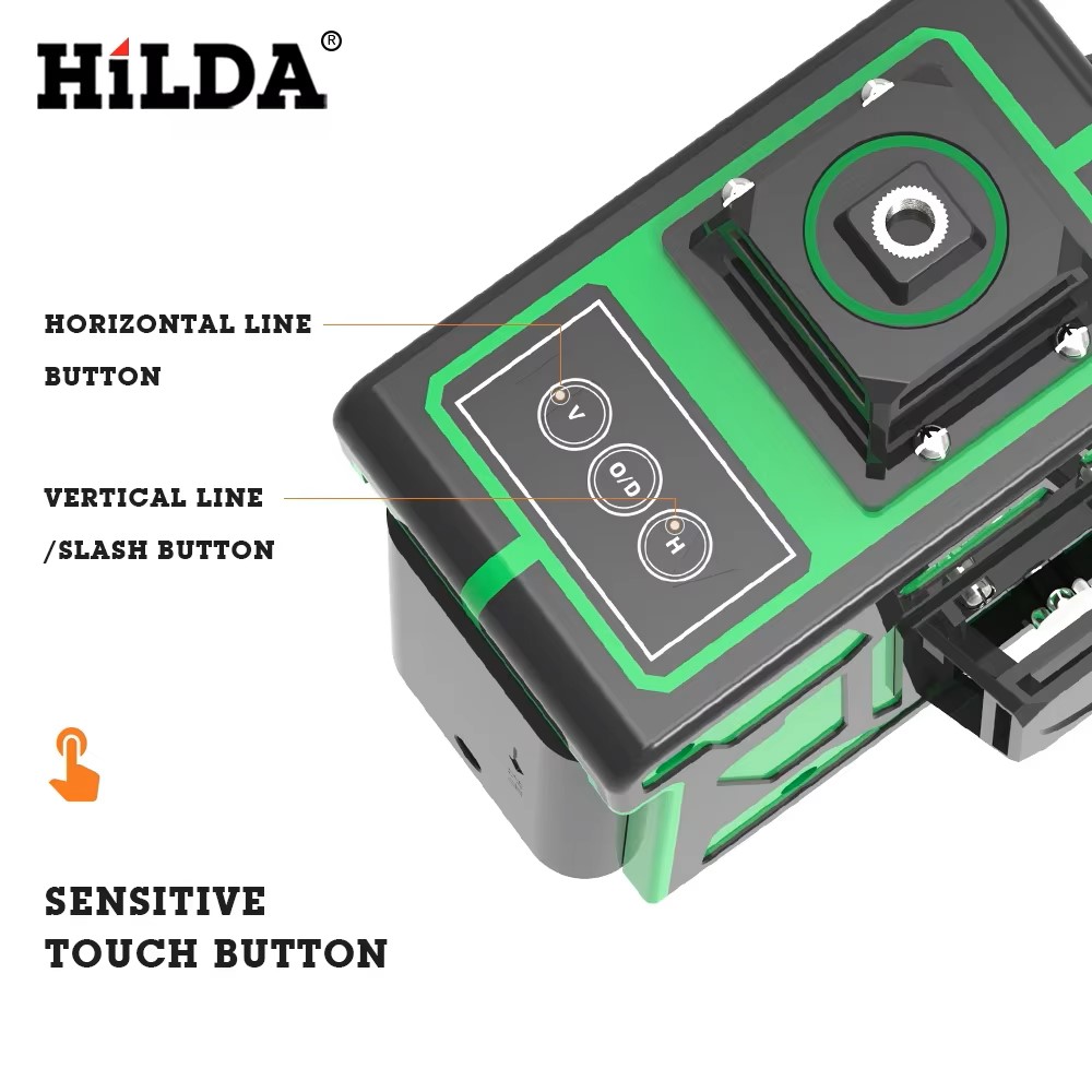 Niveau laser HILDA 16/12 ligne - Laser Level 16 Lines 4D Green avis et prix