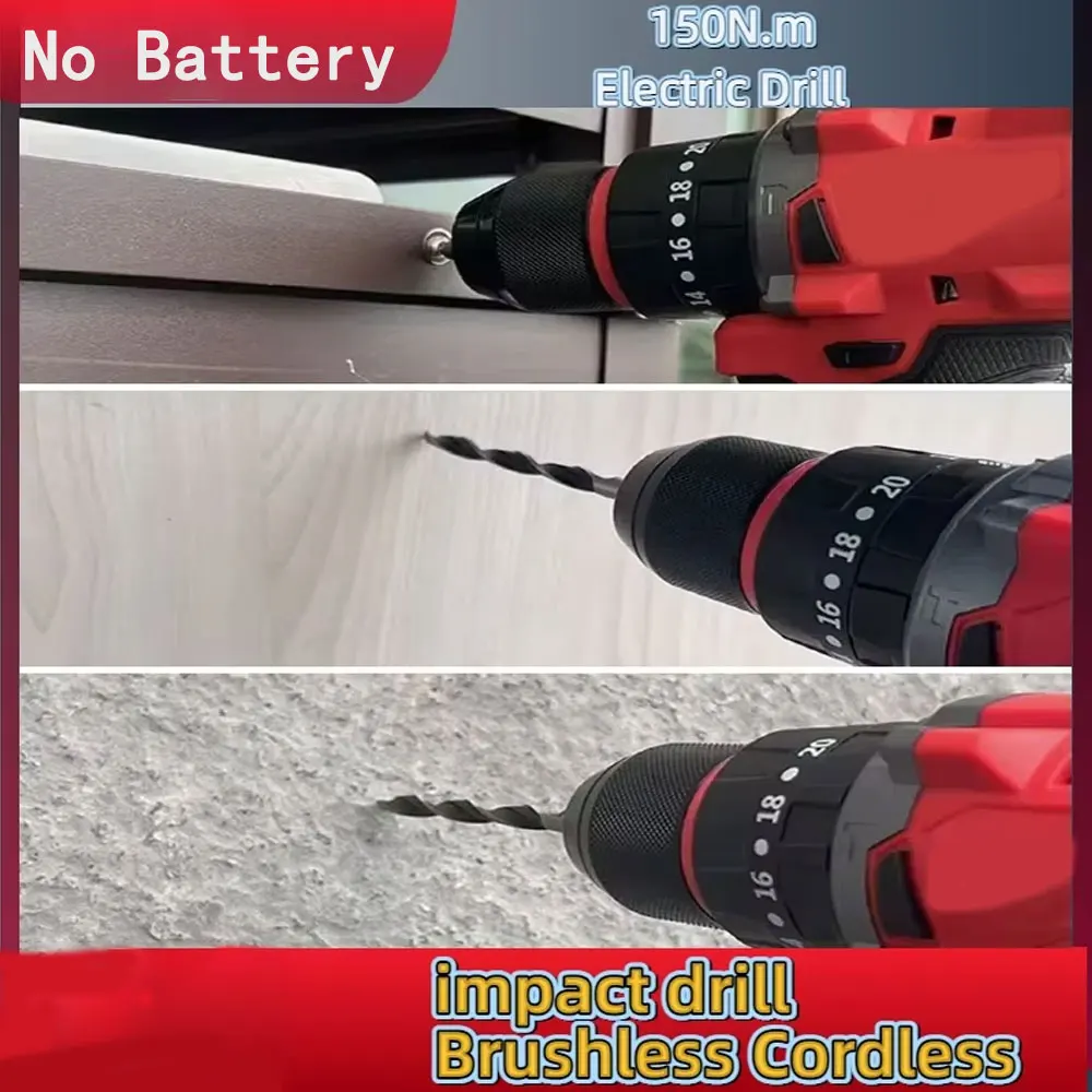 Petite perceuse à percussion é - Brushless Cordless Electric Drill 18V avis et prix